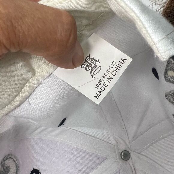 Dallas City Dallas Cowboys World Best Cap Snap Back White/Blue - Picture 10 of 10